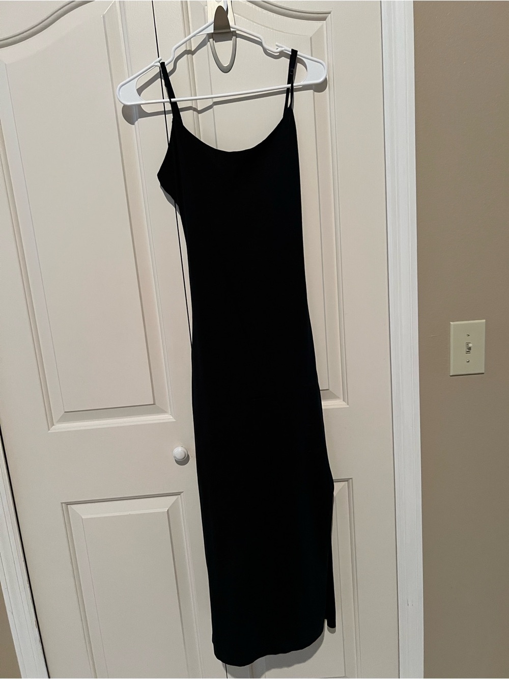 Ag Adriano Goldschmied Black Maxi Slip Dress